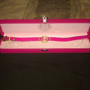 Hot pink juicy couture wrap bracelet